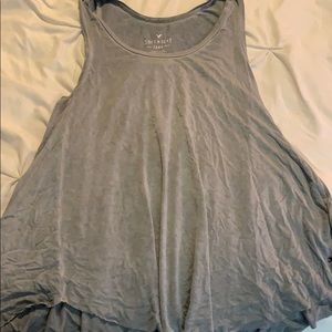 Grey babydoll tank